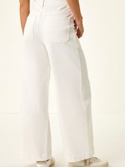 Roman White Petite Pocket Stretch Jeans - Image 3 of 5