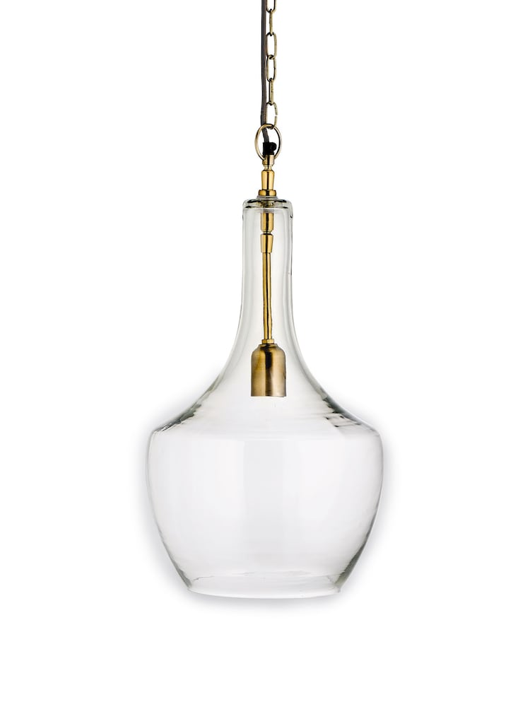 Nkuku Clear Agatarla Glass Pendant - Image 2 of 3 Nkuku Clear Agatarla Glass Pendant - Image 2 of 3