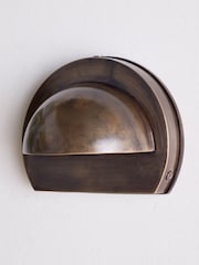 Nkuku Antique Brass Datu Outdoor Wall Lamp - Image 1 of 5