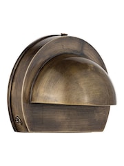 Nkuku Antique Brass Datu Outdoor Wall Lamp - Image 4 of 5
