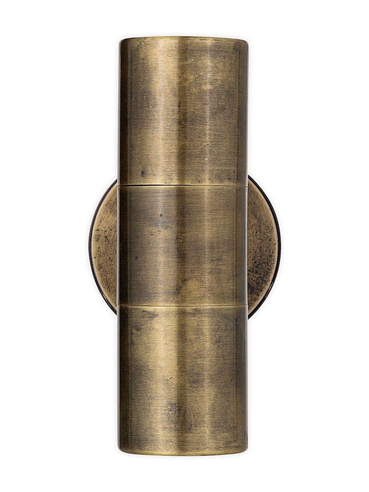Nkuku Antique Brass Vitla Outdoor Wall Lamp - Image 2 of 4 Nkuku Antique Brass Vitla Outdoor Wall Lamp - Image 2 of 4