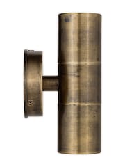Nkuku Antique Brass Vitla Outdoor Wall Lamp - Image 4 of 4