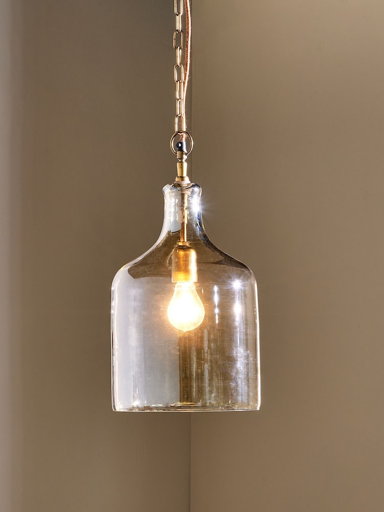 Nkuku Lustre Kalsi Glass Pendant Ceiling Light - Image 2 of 5