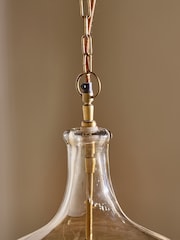 Nkuku Lustre Kalsi Glass Pendant Ceiling Light - Image 3 of 5