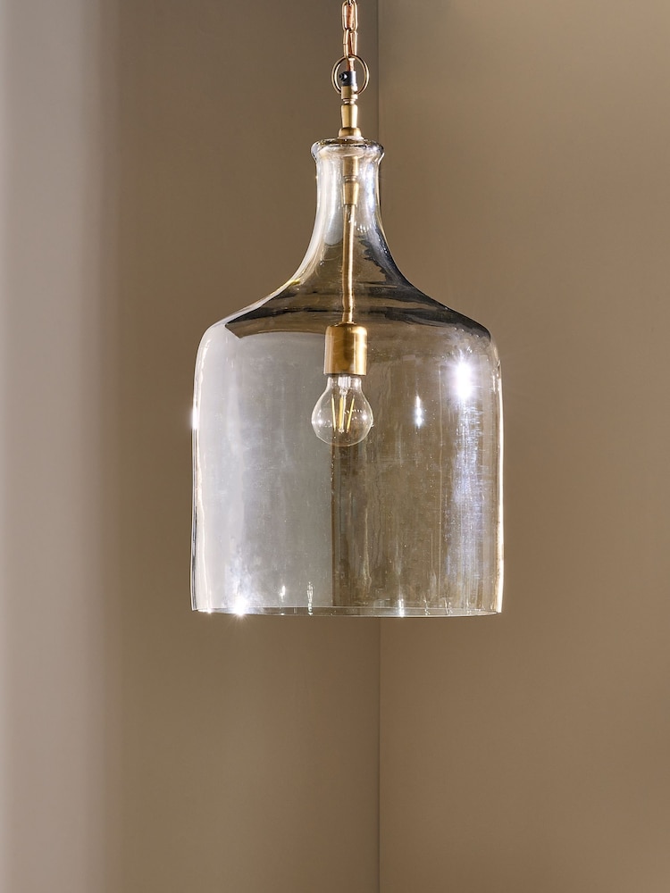 Nkuku Lustre Kalsi Glass Pendant Light - Image 1 of 5