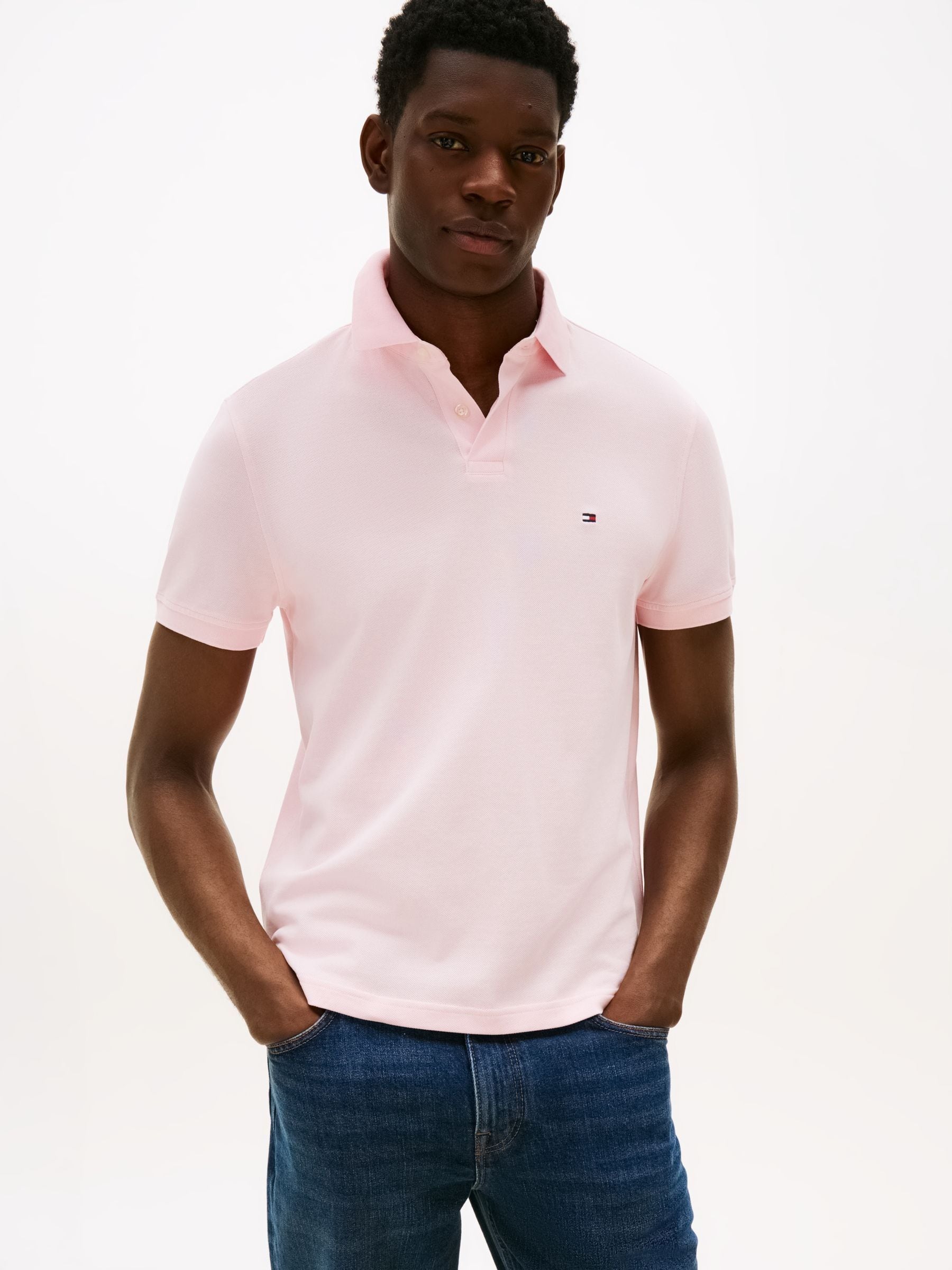 Tommy Hilfiger Core 1985 Polo Shirt - Pink Lily - Size 2XL - Image 4