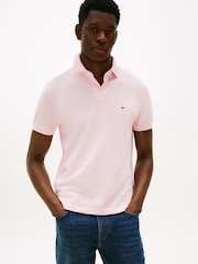 Tommy Hilfiger Pink 1985 Regular Fit Pique Polo Shirt - Image 1 of 5