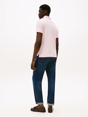 Tommy Hilfiger Pink 1985 Regular Fit Pique Polo Shirt - Image 3 of 5