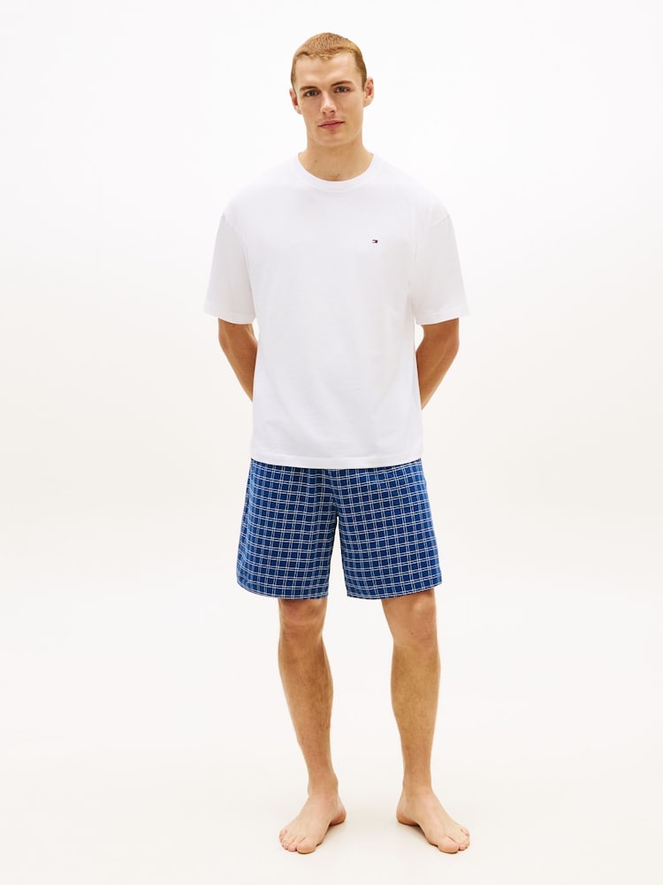 Tommy Hilfiger Original Print Jersey Shorts Pyjamas Set - صورة 1 من 7