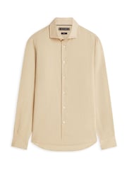 Tommy Hilfiger Smart Casual Slim Fit Pure Linen Shirt - Image 5 of 5