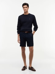 Tommy Hilfiger Blue Dover Twill Chino 8" Inseam Shorts - Image 2 of 4