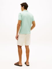 Tommy Hilfiger Green Regular Fit Flag Embroidery Polo Shirt - Image 3 of 5