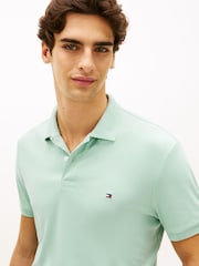Tommy Hilfiger Green Regular Fit Flag Embroidery Polo Shirt - Image 4 of 5