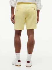 Tommy Hilfiger Yellow Dover Linen Blend 8" Inseam Chino Shorts - Image 3 of 4