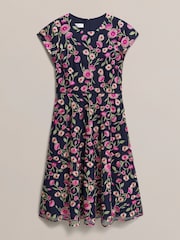 Hobbs Blue Petite Tia Dress - Image 3 of 3