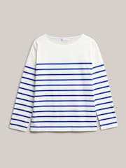 Hobbs Blue Sian Striped T-shirt - Image 3 of 3
