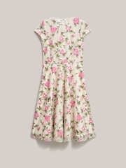 Hobbs Pink Tia Embroidered Dress - Image 4 of 4