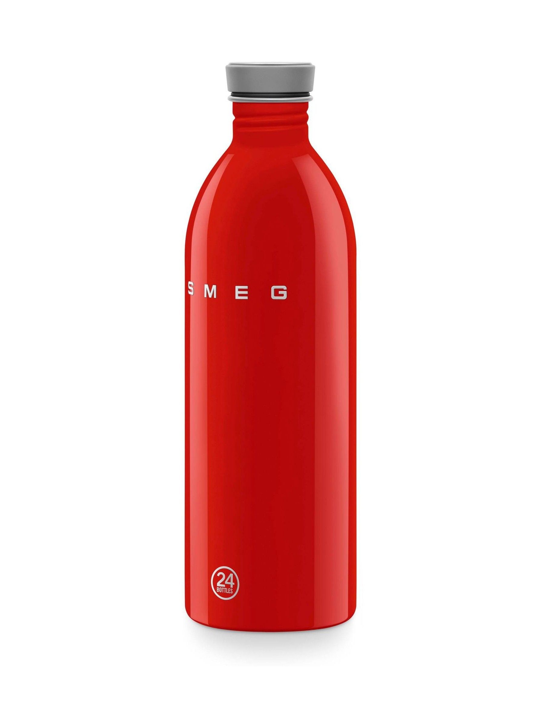 Smeg 24Bottles Lightweight And Leakproof Urban Bottle, Stainless Steel, 1L, Red - Image 7