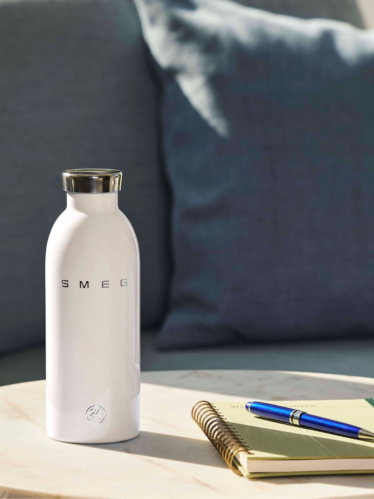 Smeg White Lightweight and Leakproof Clima Water Bottle - Image 6 of 6 Smeg White Lightweight and Leakproof Clima Water Bottle - Image 6 of 6