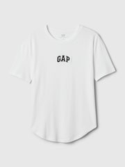 Gap White Arch Logo Short Sleeve T-Shirt - Image 1 of 2