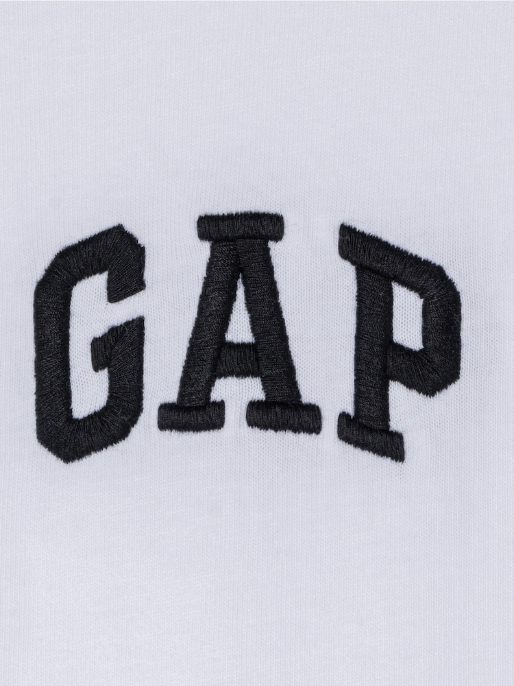 Gap White Arch Logo Short Sleeve T-Shirt - Image 3 of 3
