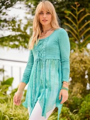 Joe Browns Blue Dare To Be Different Jersey Tunic Top - Image 1 of 6