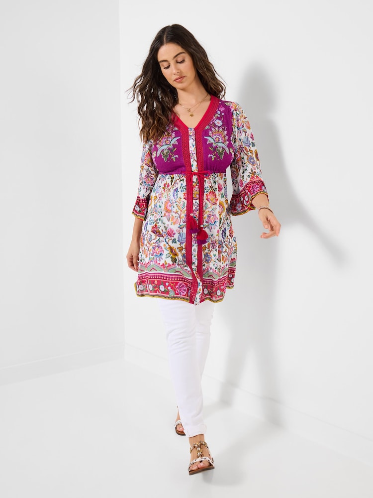 Joe Browns White Ultimate Boho Tunic - Image 2 of 6