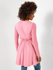 Joe Browns Pink Pretty as a Picture Jersey Tunic Top - Image 2 of 5