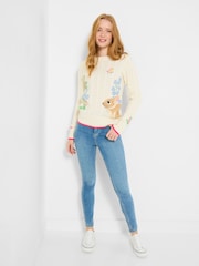 Joe Browns Cream Carly Embroidered Bunny Jumper - Image 3 of 5