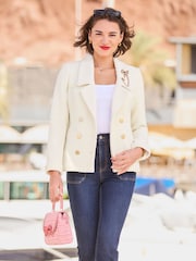 Joe Browns Cream So Sophisticated Boucle Jacket - Image 1 of 8