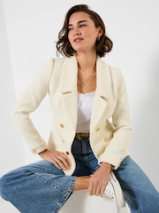 Joe Browns Cream So Sophisticated Boucle Jacket - Image 4 of 8