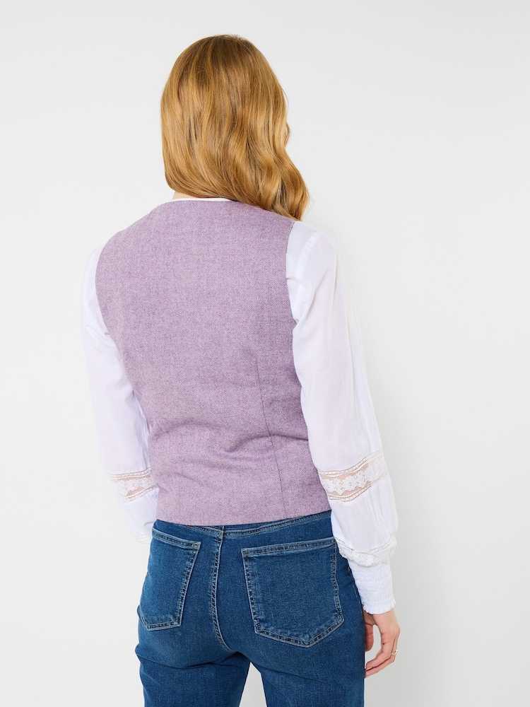 Joe Browns Mix It Up Tweed Waistcoat - Imaginea 2 din 7