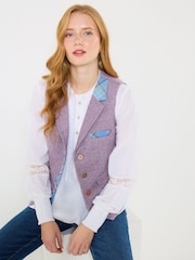 Joe Browns Mix It Up Tweed Waistcoat - Imaginea 3 din 7