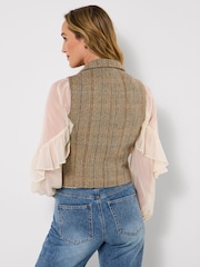 Joe Browns Brown Spring Days Tweed Waistcoat - Image 3 of 8