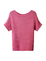 Joe Browns Pink Summer Days Short Sleeve Knitted Jumper - Image 5 of 5