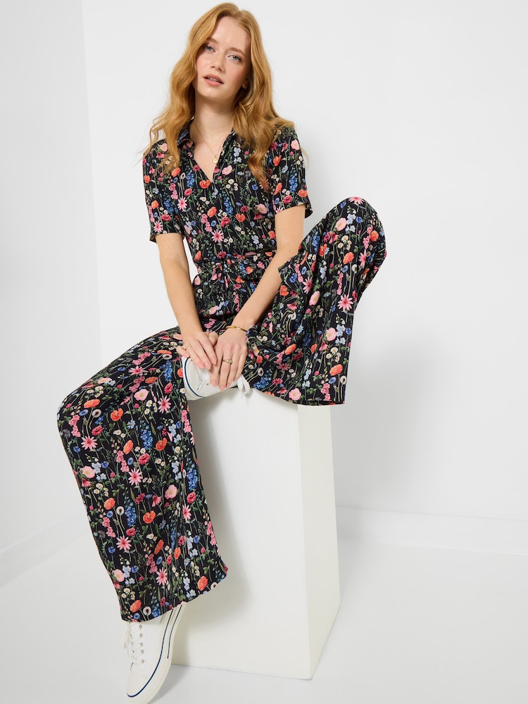 Joe Browns Black In Bloom Floral Jumpsuit - Image 1 of 5