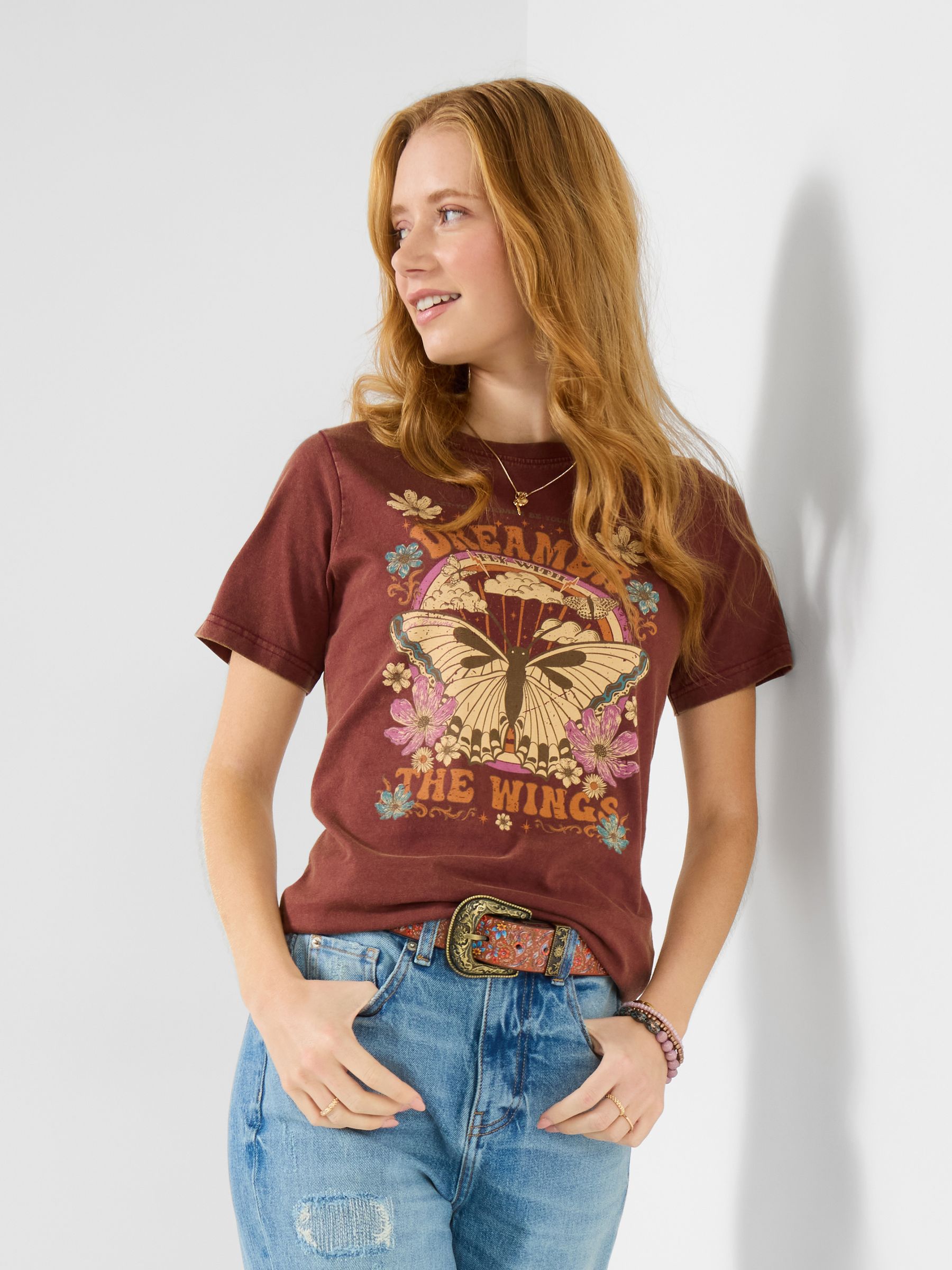 Joe Browns Women's Brown Joe S Joe S Dreamer Graphic T-Shirt
