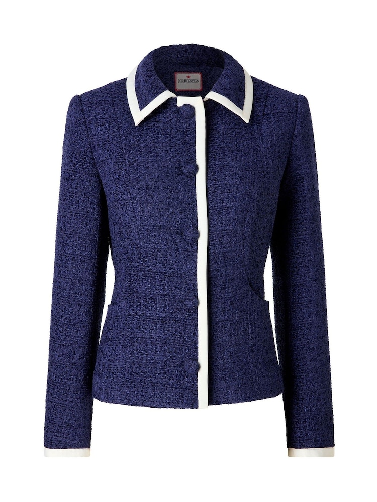 Joe Browns Blue Lauren Tweed Jacket - Image 6 of 6