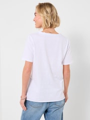 Joe Browns White Sunshine Cruising Graphic T-Shirts - Image 4 of 5