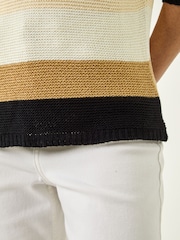 Roman Natural Colour Block Stripe Jumper - Image 5 of 5