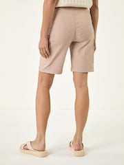 Roman Natural Cargo Front Seam Shorts - Image 3 of 5