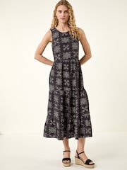 Платье миди с цветочным принтом Roman - Изображение 2 5