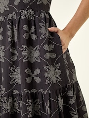 Платье миди с цветочным принтом Roman - Изображение 5 5