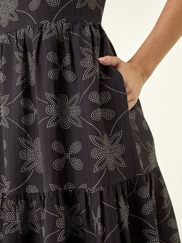 Платье миди с цветочным принтом Roman - Изображение 5 5