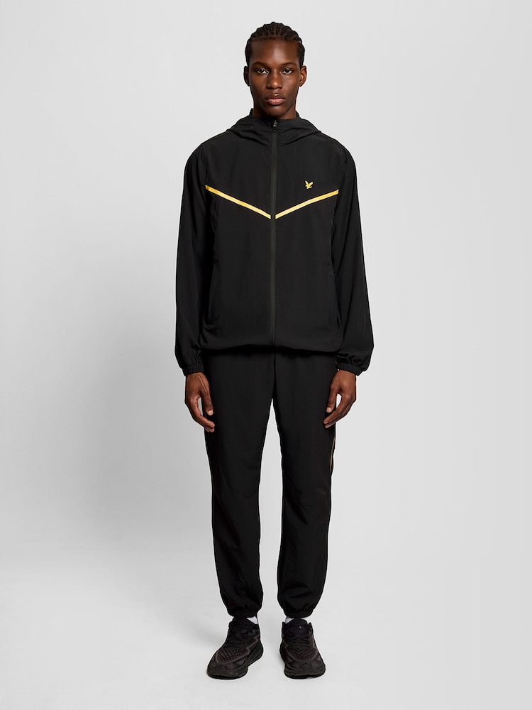 Lyle & Scott Black Striped Track Jacket - Image 2 of 6