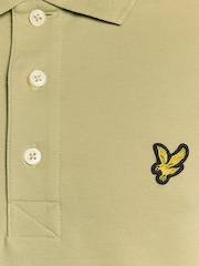 Lyle & Scott Green Plain Polo Shirt - Image 6 of 6