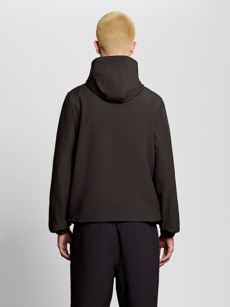 Lyle & Scott Black Branded Hooded Jacket - Image 4 of 4
