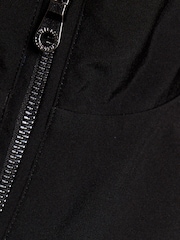 Lyle & Scott Black Mesh Back Softshell Funnel Neck Gilet - Image 6 of 6