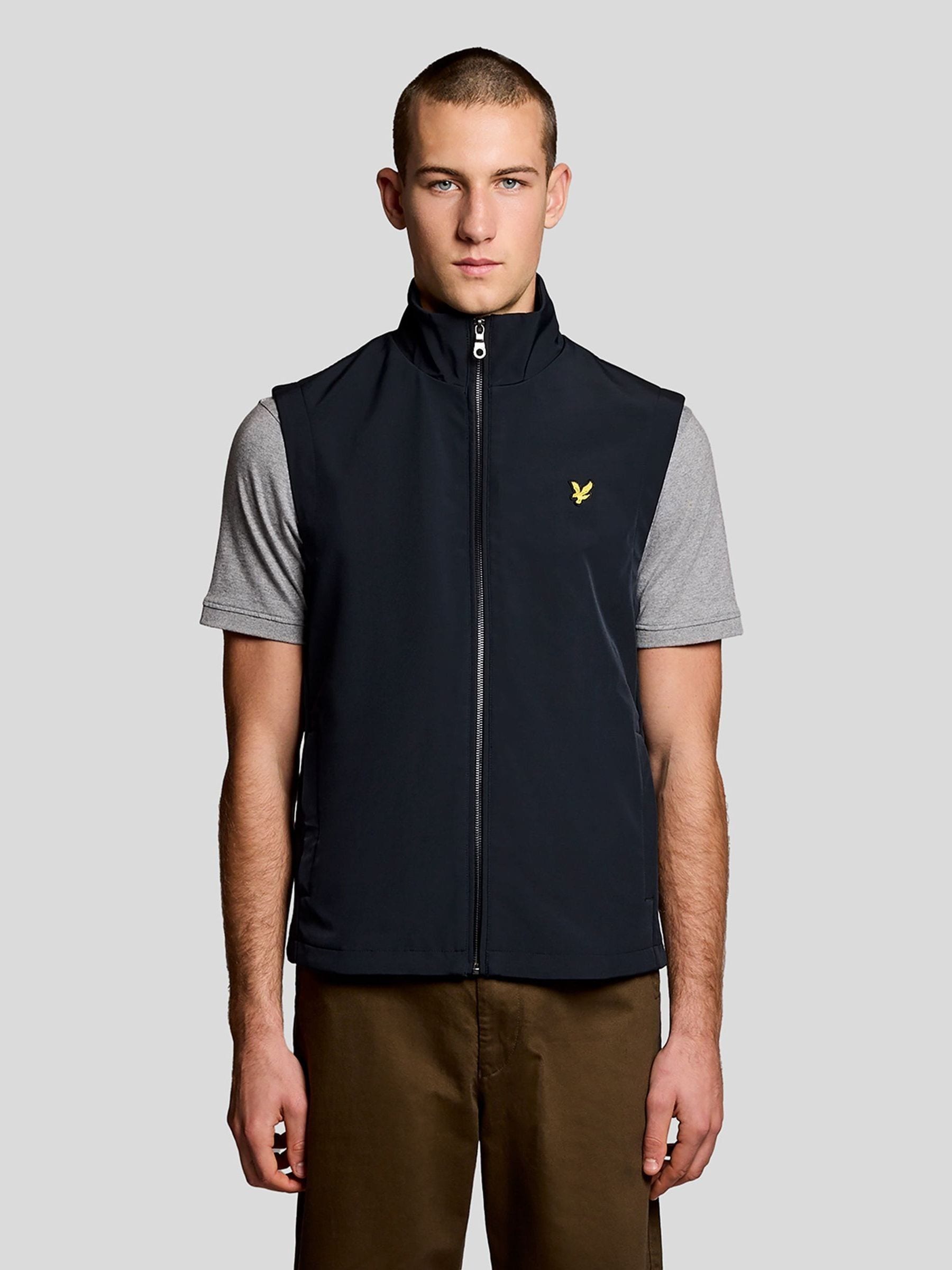 Lyle & Scott Blue Sleeveless Jacket Softshell - Image 3