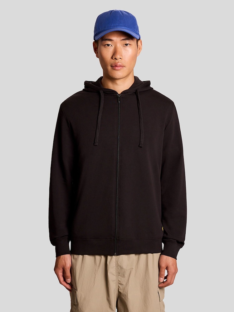 Lyle & Scott Ελαφρύ Φούτερ με Κουκούλα και Φερμουάρ Lounge - Εικόνα 1 από 5